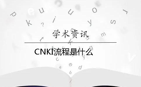 CNKI流程是什么？